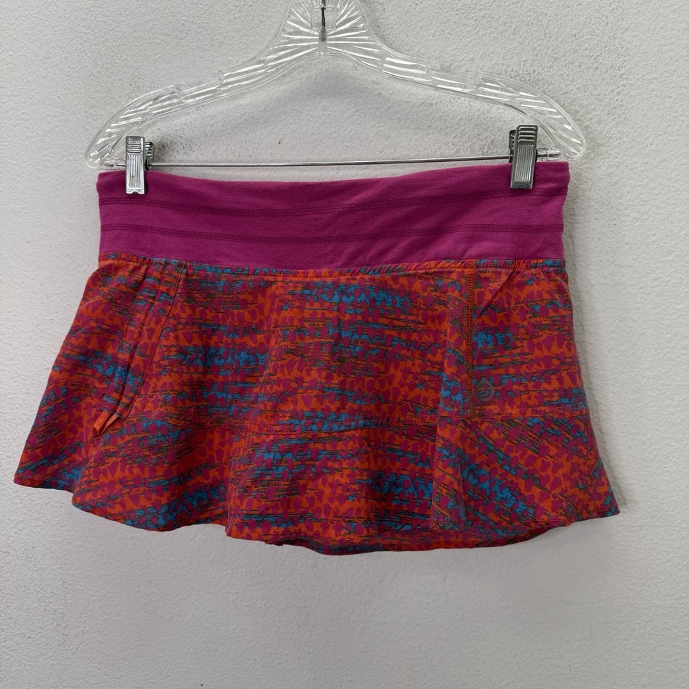 Tasc Performance Skort Skirt Tennis Golf Pink Print Sz S Bamboo Organic Cotton